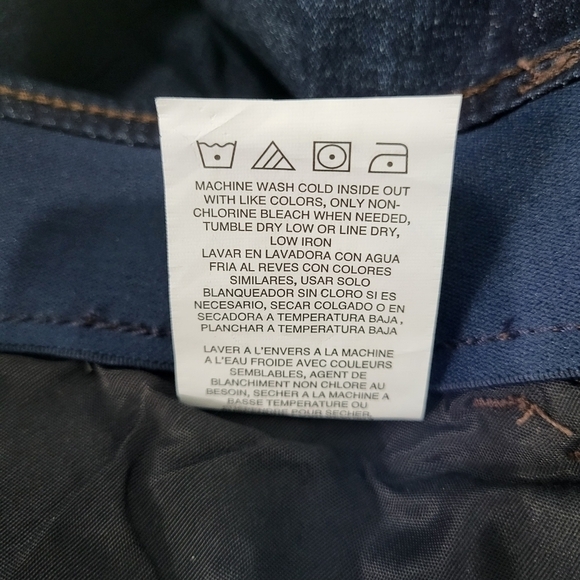 Lee Plus Size 24W Long Straight Leg Jeans NWT - Picture 5 of 9